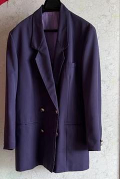 #レディース　テーラード・ジャケット パープル　紫　ファッション　アウター