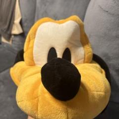 プルート ぬいぐるみ型　被り物　ファンキャップ　ディズニー プルート ディズニー ファンキャップ ぬいぐるみ 帽子