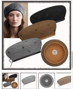 限定セール　プレゼントに　新品　59 エルメス　カシミヤ　ベージュ　本革ベレー帽 楽天市場】エルメス（ベレー帽｜レディース帽子）：帽子<バッグ