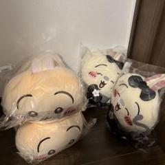 ちいかわ寝そべりBIGぬいぐるみ&悪いバージョンだBIGぬいぐるみ　計4点