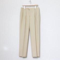 LIGHT WOOL MAX GABARDINE TWO-TUCK SLACKSのサムネイル