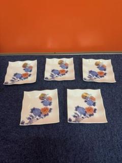 1705 深川製磁 百花菊 銘々皿揃 角皿 5客 未使用 1705 深川製磁 百花菊 銘々皿揃 角皿 5客 未使用 - メルカリ