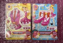 アイカツ 大衣装展 入場特典 カード ピンクステージ　トップス シューズ アイカツ 大衣装展 ピンクステージ 入場特典 2種 - メルカリ
