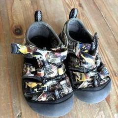 KEEN キーン サンダル 14.5cm 動物カモフラ柄 キッズ 水遊び
