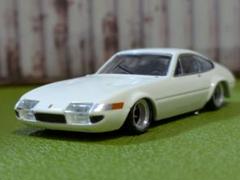 1/64 トミカサイズ　フェラーリ３６５ＧＴＢ4改深リム、ローダウン