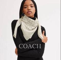 すぐ届く*COACH*コーチ*ヴィンテージ シルクスクエアスカーフ 公式】コーチアウトレット | シグネチャー プリント シルク