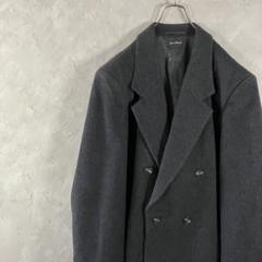 80s 90s チェスターコート　カシミヤウール　イングランド製　vintage 極上 80s - vintage カシミアコート チェスターコート 紺色 英国