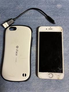 iPhone6s ジャンク品 ★iFace＆充電コード付き