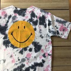 キャルオーライン スマイル タイダイ Tシャツ XL 両面プリント