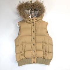 BURBERRY BLUE LABEL ダウンベスト ファー付き BURBERRY BLUE LABEL ダウンベスト ファー付き レディース