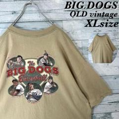 《ビッグサイズ》2003年 OLD BIGDOGS 両面プリント TEE 古着