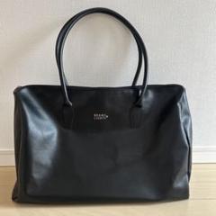 【値下げ不可】　beams レザートート　クロコ　本革　ブラック　黒 BEAMS F トートバッグ 「別注」CROOTS / ブライドルレザー