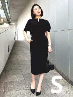 元鈴木さん　セルペンティナ　ジャージーケープワンピース ワインM 元鈴木さんセルペンティナジャージーケープワンピース ワインM