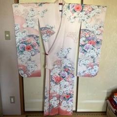 未使用】振袖ベビーピンク百花繚乱
