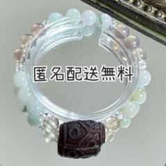 031006  火供亀甲六眼天珠老鉱石瑪瑙ブレスレット17センチ 031006 火供亀甲六眼天珠老鉱石瑪瑙ブレスレット17センチ