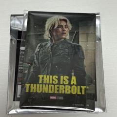 エレーナ　スクエア缶バッジ　サンダーボルツ　MARVEL　フローレンス・ピュー