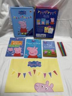 【peppa pig】ペッパピッグ アクティビティブックセット（缶入り）