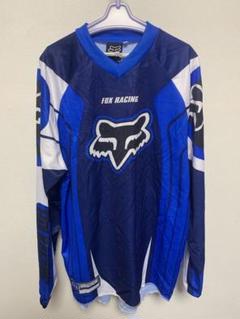 FOX フォックス MX ジャージ L 長袖 ネイビー×イエロー ビンテージ