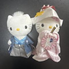 非売品ハローキティダニエル マスコットボ−ルチエン ぬいぐるみ