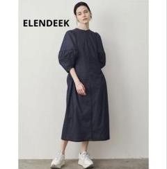 ★美品★エレンディーク　ブラックパイピングワンピース