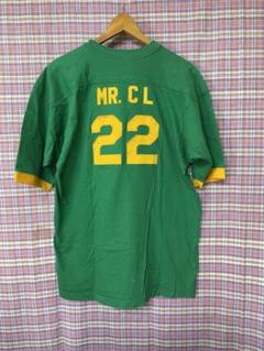 Russell southern◼️70sビンテージ金タグ◼️フットボールTシャツ Russell southern◼️70sビンテージ金タグ◼️フットボールT