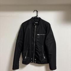 極上美品　diesel シングルライダースジャケット　コットン　池田エライザ着用 極上美品 diesel シングルライダースジャケット コットン 池田