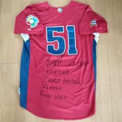 最終)WBC 2009年 キューバ代表 セスペデス 実使用ジャージ 直筆サイン入 2009年 WBCキューバ代表 セスペデス実使用ジャージ 直筆サイン入
