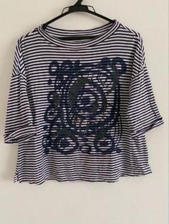 慈雨✨センソユニコ 変形 チュニック　Tシャツ　アシンメトリー　ドット 慈雨✨センソユニコ 変形 チュニック Tシャツ アシンメトリー