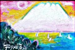 大澤扶二子■モンサンミッシェル■額新品■送料無料■絵画■油絵■油彩画■風景画■ 大澤扶二子□モンサンミッシェル□額新品□送料無料□絵画□油絵