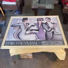 真贋保証 ERIK FREYMAN 土曜の夜 Edition 2 B1サイズ 真贋保証 ERIK FREYMAN 土曜の夜 Edition 2 B1サイズ 版画