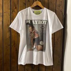 新品★ケイトモス　 PLAYBOY　プリントTシャツ【M】★トップモデル/セレブ