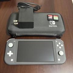 Nintendo Switch - 【未使用に近い美品❗️】任天堂スイッチLite／グレー／豪華なおまけ3点付き Nintendo Switch 【あすつく、土日、祝日発送、店舗受取可】新品