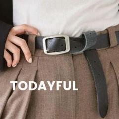 新品未使用品　TODAYFUL トゥデイフル ベルト　ブラウン TODAYFUL(トゥデイフル) / Life's online store（ライフズ