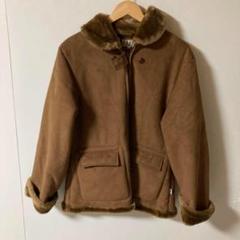 ◯ BHPC ブラウン フード付きムートンコート
