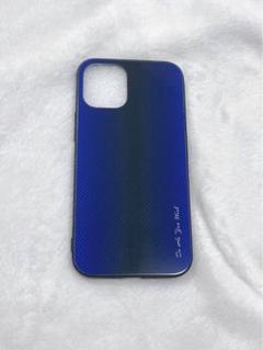 ★iPhone12mini ケース ハードケース ブルー