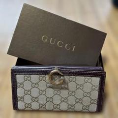 GUCCI GGモノグラム 二つ折り財布