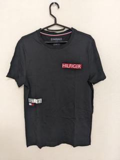 TOMMY HILFIGER 黒 半袖シャツ M スリムフィット