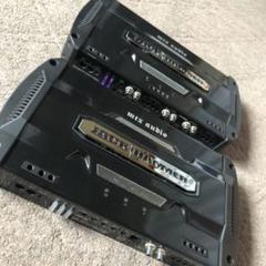 送料無料MTX JACK HAMMER 4ch 1chアンプ2台セット ウーハー