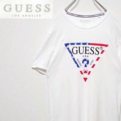 定番モデル GUESS ゲス フロント デカロゴ ホワイト 半袖 Tシャツ