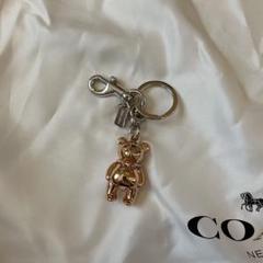 新品未使用　COACH 3Dピンクゴールド　メタルテディーベアーキーホルダー COACH® Outlet | 3 D Bear Bag Charm