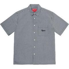 Supreme ギンガムチェック柄 半袖シャツ old stussy オープンカラーシャツ ギンガムチェック M USA製
