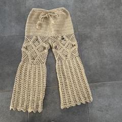 littlemaddie ハンドメイドクロシェフレアパンツ
