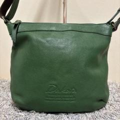 美品　Dakota ダコタ ショルダーバッグ レザー 本革 グリーンのサムネイル