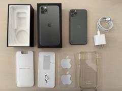 iPhone11promax ミッドナイトグリーン箱あり充電器あり512GB