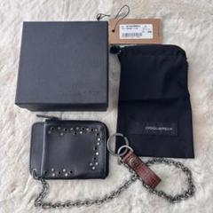 ○☆新品未使用 DSQUARED2 ストラップ付ヴィンテージ二つ折り