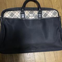 日本限定バーバリーブラックレーベル　ブリーフケース　ビジネスバッグA4チェック黒
