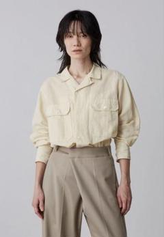 YLÈVE イレーヴ / COTTON RAMIE BROAD SHIRT