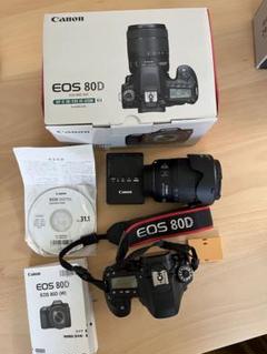 Canon EOS80D セット(箱あり) EOS 80D Canon キヤノン 超望遠トリプルレンズセット SDカード