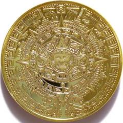 アステカカレンダー銀貨　1枚 2023年 メキシコ アステカ カレンダー 銀貨 1kg 100ペソ