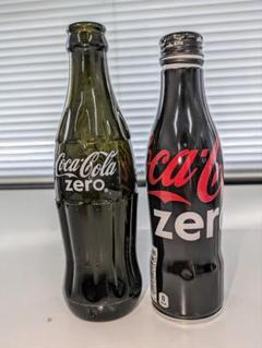 レア】コカ・コーラ ZERO 黒瓶・スリムボトルセット - メルカリ